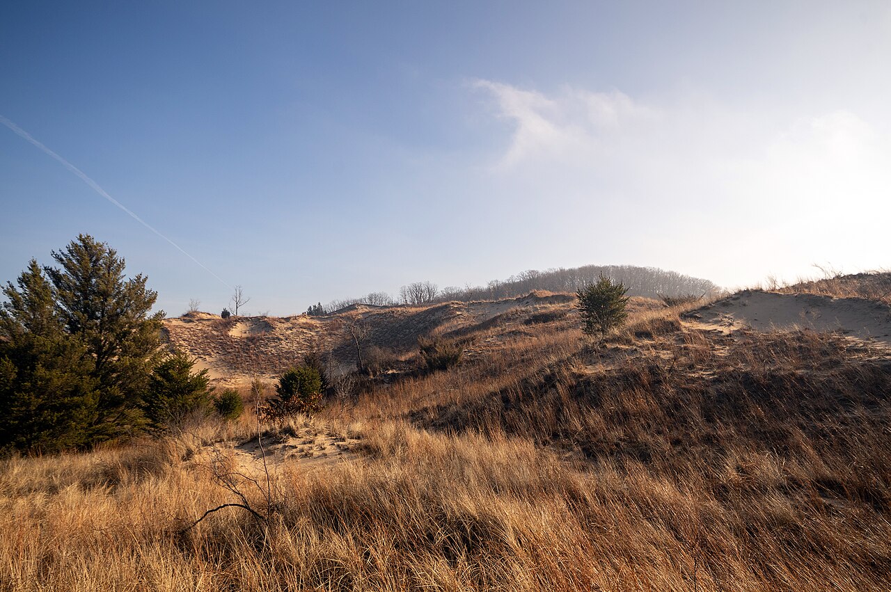 Indiana Dunes at Lake Michigan